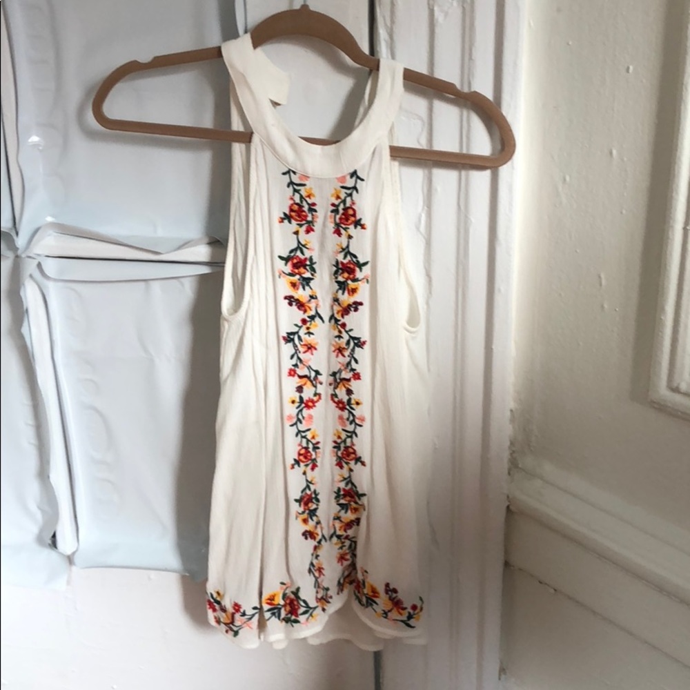 Beautiful Embroidered Halter Top
